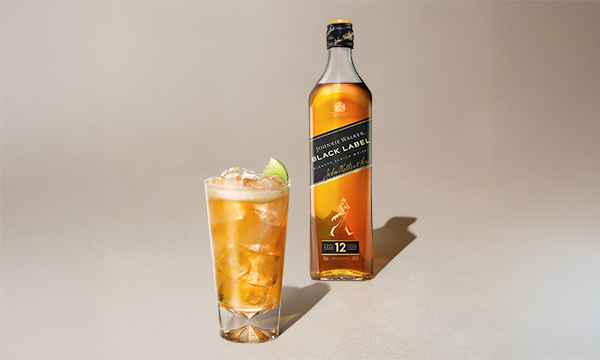 good value johnnie walker black & ginger highball